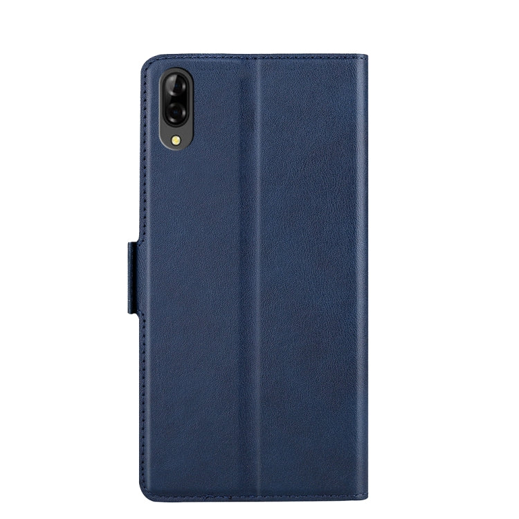 For Blackview A60 Pro Ultra-thin Voltage Side Buckle PU + TPU Leather Phone Case(Blue) - More Brand by PMC Jewellery | Online Shopping South Africa | PMC Jewellery | Buy Now Pay Later Mobicred