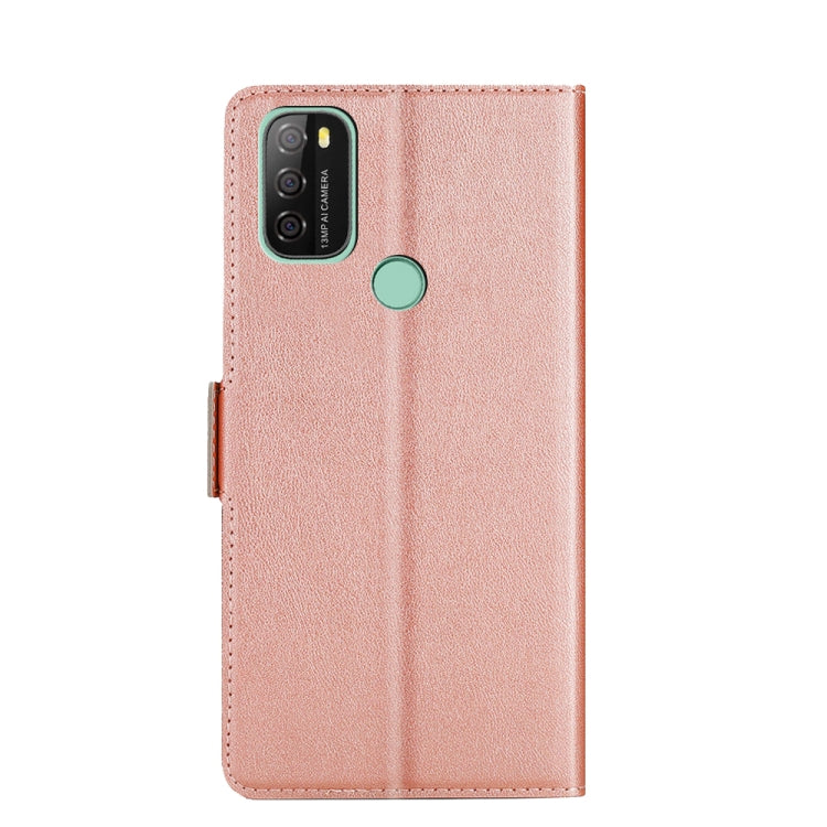 For Blackview A70 Ultra-thin Voltage Side Buckle PU + TPU Leather Phone Case(Rose Gold) - More Brand by PMC Jewellery | Online Shopping South Africa | PMC Jewellery | Buy Now Pay Later Mobicred