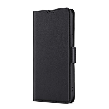 For Blackview A80 Pro Ultra-thin Voltage Side Buckle PU + TPU Leather Phone Case(Black) - More Brand by PMC Jewellery | Online Shopping South Africa | PMC Jewellery