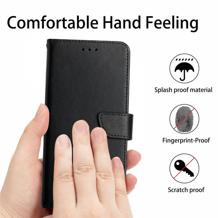 For Huawei P40 Lite Genuine Leather Fingerprint-proof Horizontal Flip Phone Case(Black) - Huawei Cases by PMC TechLife | Online Shopping South Africa | PMC TechLife | Buy Now Pay Later Mobicred