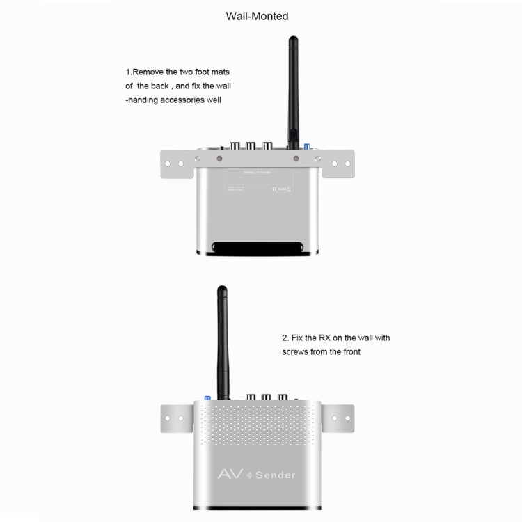 Measy AV530-2 5.8GHz Wireless Audio / Video Transmitter + 2 Receiver, Transmission Distance: 300m, EU Plug - Set Top Box & Accessories by Measy | Online Shopping South Africa | PMC Jewellery | Buy Now Pay Later Mobicred