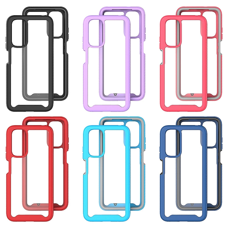 For Xiaomi Redmi Note 11 Global / Note 11S Starry Sky Solid Color Series PC + TPU Phone Case(Purple) - Xiaomi Cases by PMC TechLife | Online Shopping South Africa | PMC TechLife | Buy Now Pay Later Mobicred