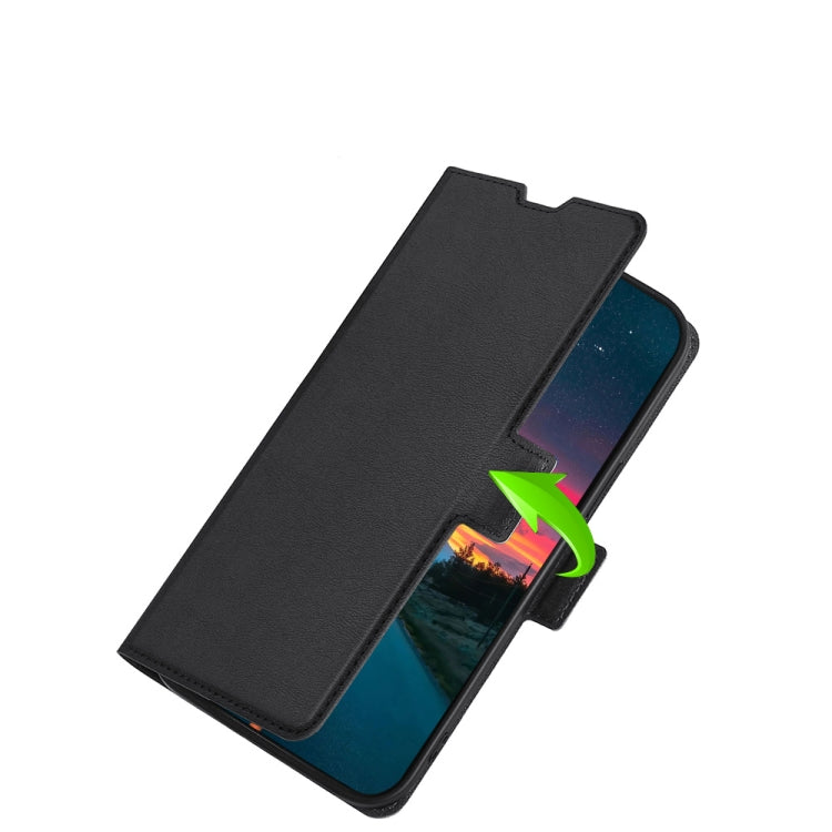 For Blackview A95 Ultra-thin Voltage Side Buckle PU + TPU Leather Phone Case(Black) - More Brand by PMC Jewellery | Online Shopping South Africa | PMC Jewellery