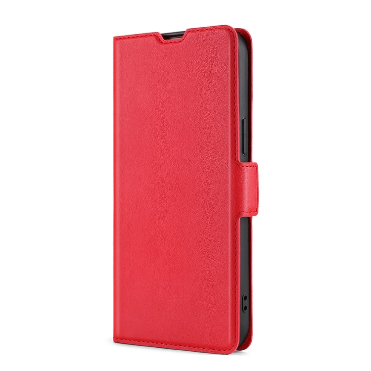 For Blackview A95 Ultra-thin Voltage Side Buckle PU + TPU Leather Phone Case(Red) - More Brand by PMC Jewellery | Online Shopping South Africa | PMC Jewellery | Buy Now Pay Later Mobicred