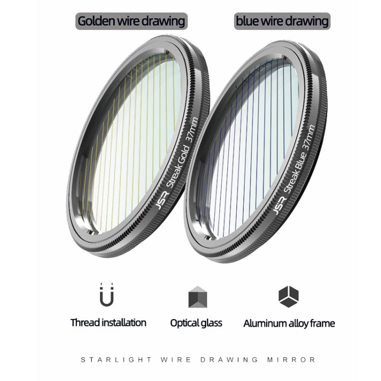 JSR Starlight Drawing Camera Lens Filter, Size:58mm(Streak Blue) - free shipping - PMC TechLife - Order now!