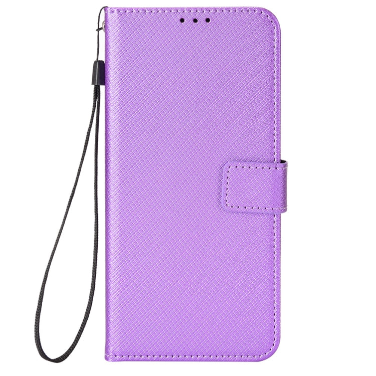 For Blackview A55 Pro Diamond Texture Leather Phone Case(Purple) - More Brand by PMC Jewellery | Online Shopping South Africa | PMC Jewellery | Buy Now Pay Later Mobicred