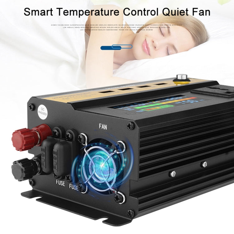 8896 1200W Car Smart Multi-functional Digital Display Inverter, Specification:24V - Modified Square Wave by PMC TechLife | Online Shopping South Africa | PMC TechLife | Buy Now Pay Later Mobicred