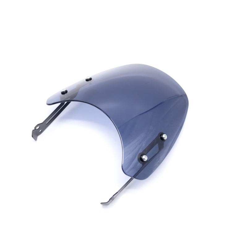 XRL-DF-7654 Motorcycle Headlight Retro Windshield for DUCATI(Transparent Smoked) - Others by PMC TechLife | Online Shopping South Africa | PMC TechLife | Buy Now Pay Later Mobicred