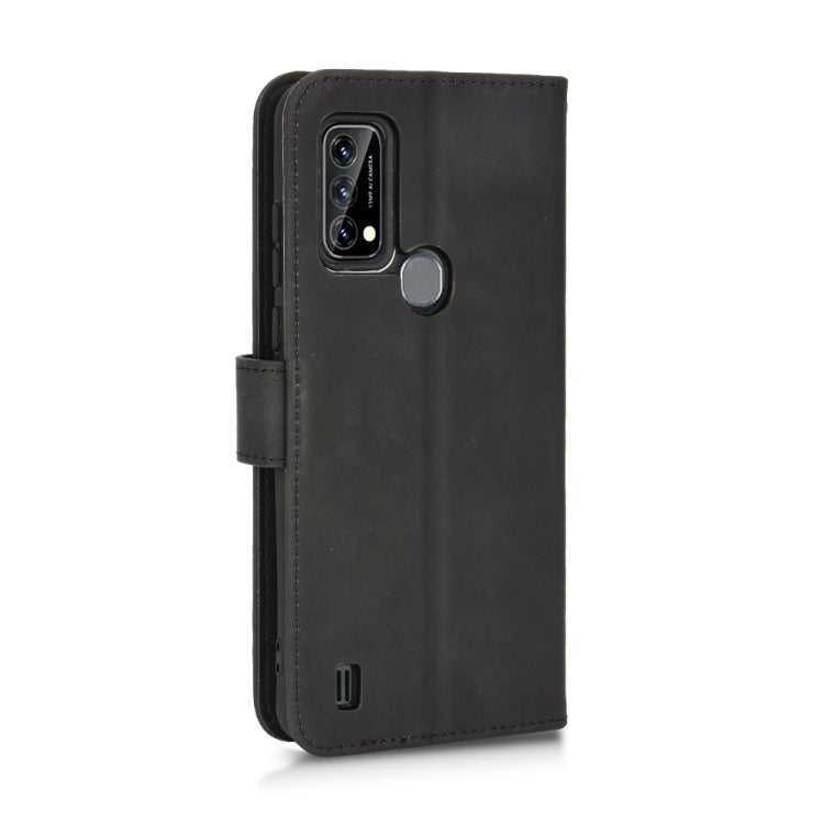 For Blackview A50 Skin Feel Magnetic Flip Leather Phone Case(Black) - More Brand by PMC Jewellery | Online Shopping South Africa | PMC Jewellery | Buy Now Pay Later Mobicred