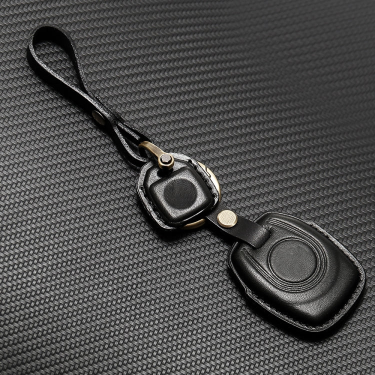 HP-A009 Motorcycle Cowhide Leather Induction Key Protective Cover for Harley Sportster S(Black) - Bags & Luggages by PMC Jewellery | Online Shopping South Africa | PMC Jewellery | Buy Now Pay Later Mobicred