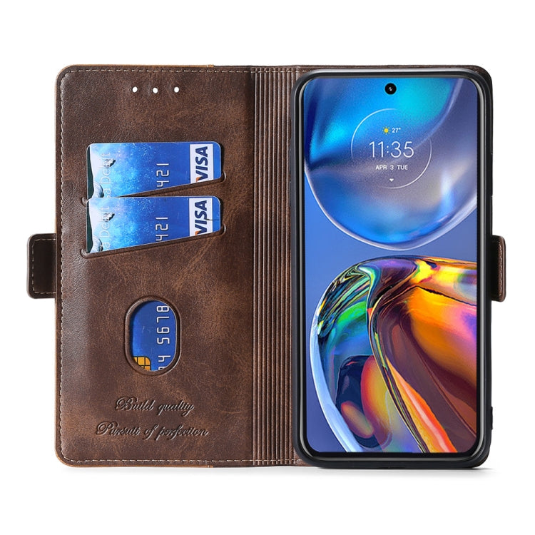 For Ulefone Note 12P Contrast Color Side Buckle Leather Phone Case(Blue + Grey) - Ulefone Cases by PMC Jewellery | Online Shopping South Africa | PMC Jewellery | Buy Now Pay Later Mobicred