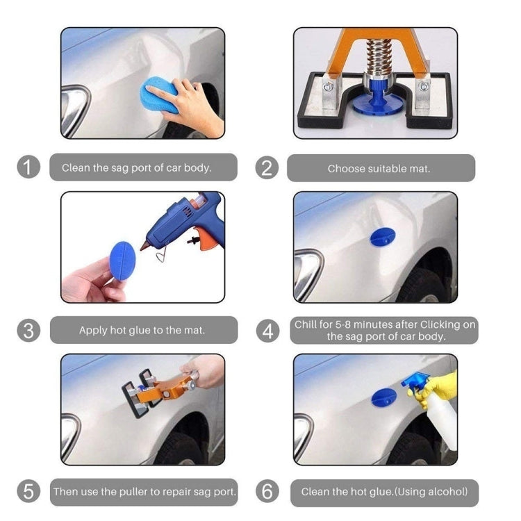 N3 83 in 1 Car Paintless Dent Removal Fender Damage Repair Puller Lifter, Plug Type:UK Plug - Sheet Metal Tools by PMC TechLife | Online Shopping South Africa | PMC TechLife | Buy Now Pay Later Mobicred