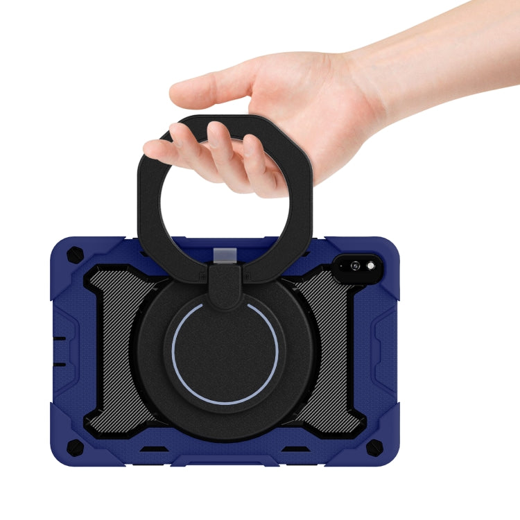 For Honor V6/Tablet V7 Armor Contrast Color Silicone + PC Tablet Case(Navy Blue) - Honor by PMC TechLife | Online Shopping South Africa | PMC TechLife | Buy Now Pay Later Mobicred