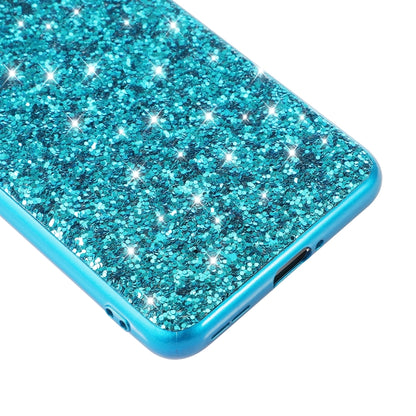 For OnePlus 10 Pro Glitter Powder Shockproof TPU Phone Case(Black) - OnePlus Cases by PMC Jewellery | Online Shopping South Africa | PMC Jewellery | Buy Now Pay Later Mobicred