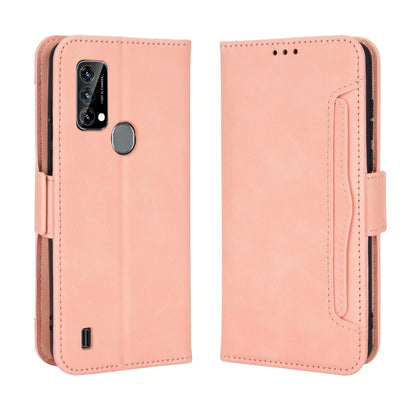 For Blackview A50 Skin Feel Calf Pattern Leather Phone Case(Pink) - More Brand by PMC Jewellery | Online Shopping South Africa | PMC Jewellery