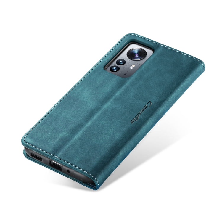 For Xiaomi 12 Pro CaseMe 013 Multifunctional Horizontal Flip Leather Phone Case(Blue) - Xiaomi Cases by CaseMe | Online Shopping South Africa | PMC Jewellery | Buy Now Pay Later Mobicred