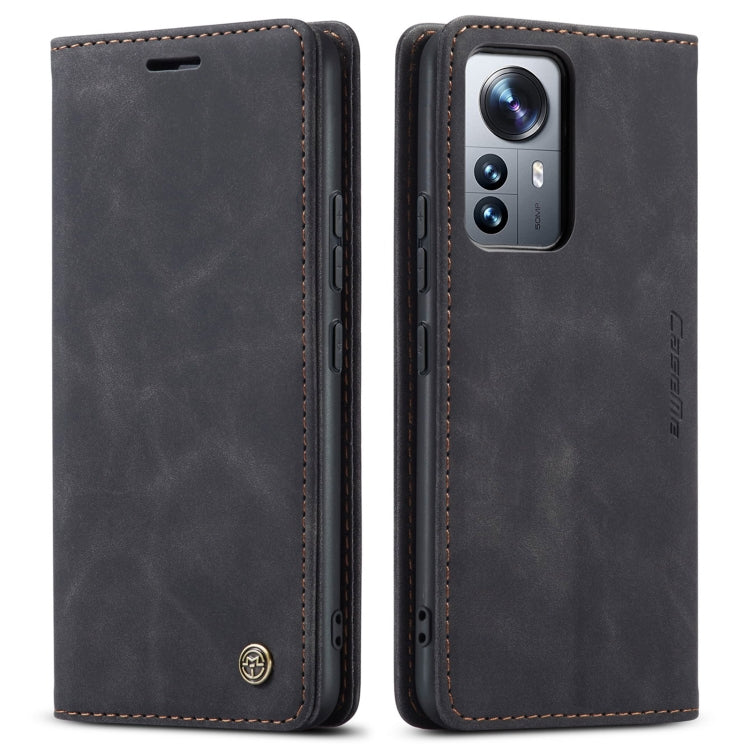 For Xiaomi 12 Pro CaseMe 013 Multifunctional Horizontal Flip Leather Phone Case(Black) - Xiaomi Cases by CaseMe | Online Shopping South Africa | PMC Jewellery | Buy Now Pay Later Mobicred