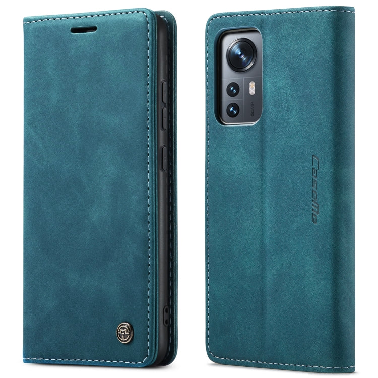 For Xiaomi 12/12X CaseMe 013 Multifunctional Horizontal Flip Leather Phone Case(Blue) - Xiaomi Cases by CaseMe | Online Shopping South Africa | PMC Jewellery | Buy Now Pay Later Mobicred