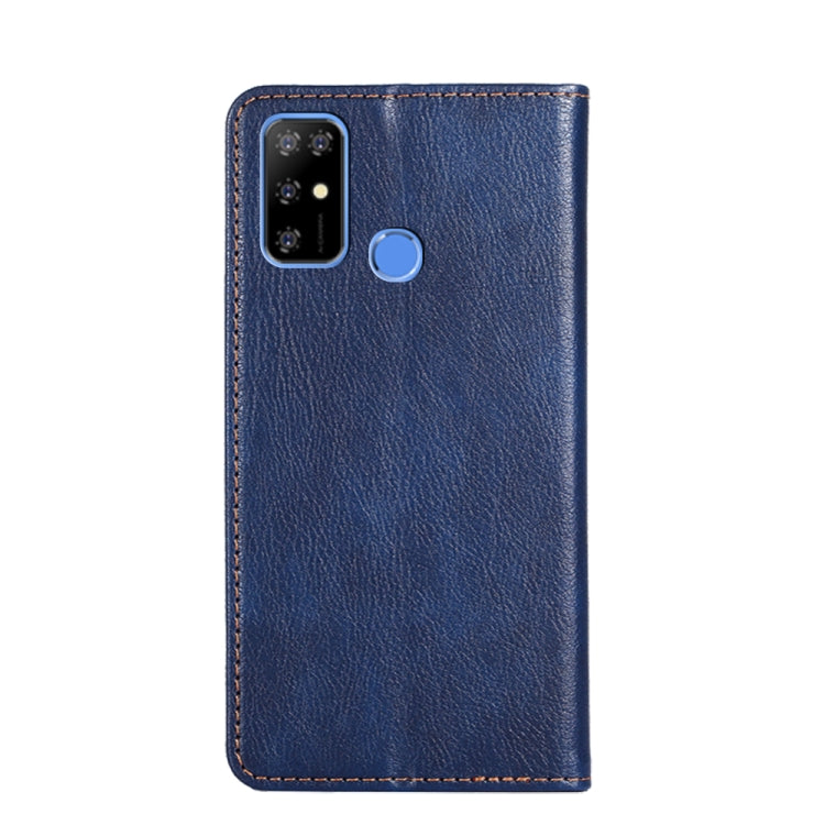For DOOGEE X96 Pro Gloss Oil Solid Color Magnetic Leather Phone Case(Blue) - Doogee Cases by PMC Jewellery | Online Shopping South Africa | PMC Jewellery | Buy Now Pay Later Mobicred
