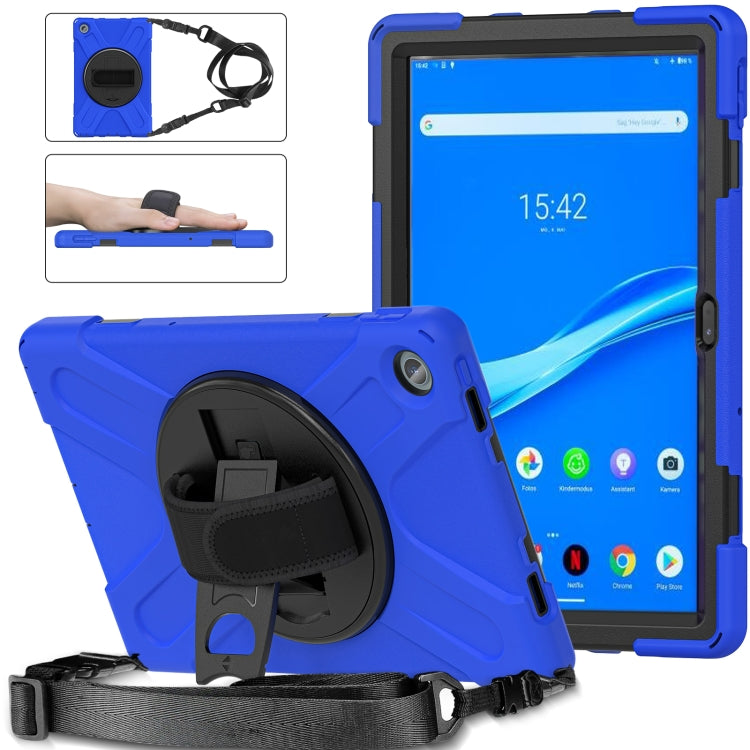 For Lenovo Tab M10 Plus 10.6 3rd Gen 2022 Silicone + PC Protective Tablet Case(Blue) - free shipping - PMC TechLife - Order now!