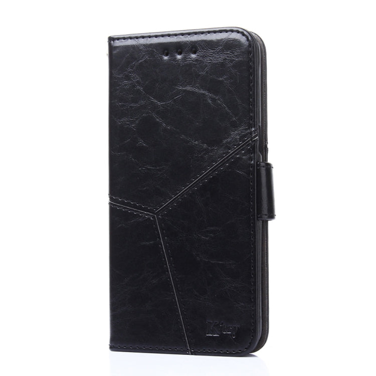 For Doogee X96 Pro Geometric Stitching Horizontal Flip Leather Phone Case(Black) - Doogee Cases by PMC Jewellery | Online Shopping South Africa | PMC Jewellery | Buy Now Pay Later Mobicred
