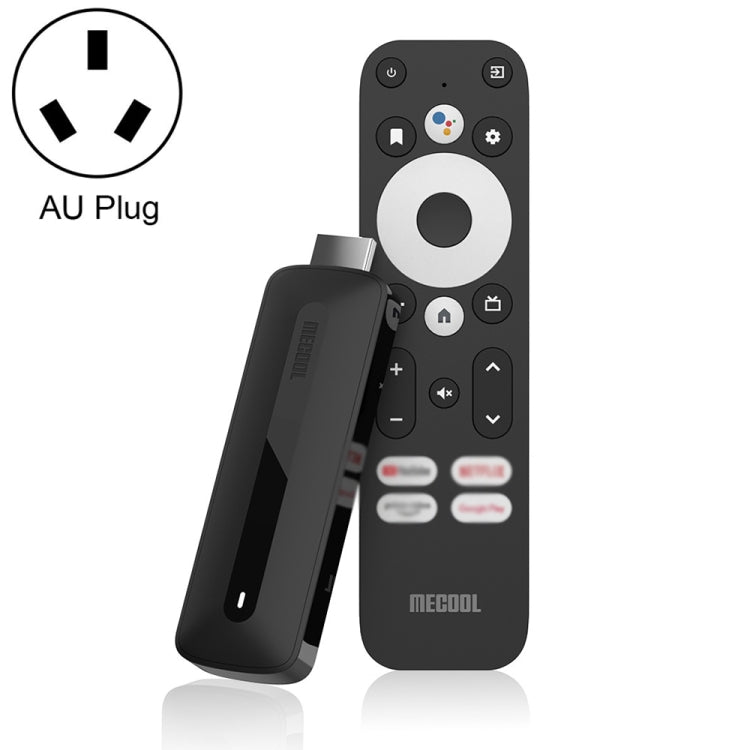 Mecool KD3 4K TV Stick, Android 11 Amlogic S905Y4 CPU 2GB+8GB with RC(AU Plug) - Amlogic S905 by MECOOL | Online Shopping South Africa | PMC Jewellery | Buy Now Pay Later Mobicred