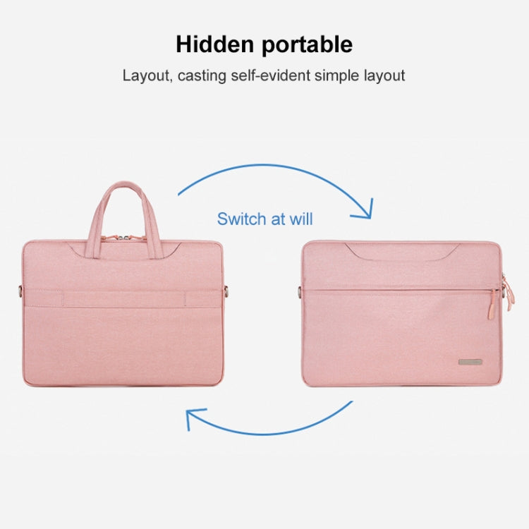 Handbag Laptop Bag Inner Bag with Shoulder Strap, Size:12 inch(Pink) - Other by PMC TechLife | Online Shopping South Africa | PMC TechLife | Buy Now Pay Later Mobicred