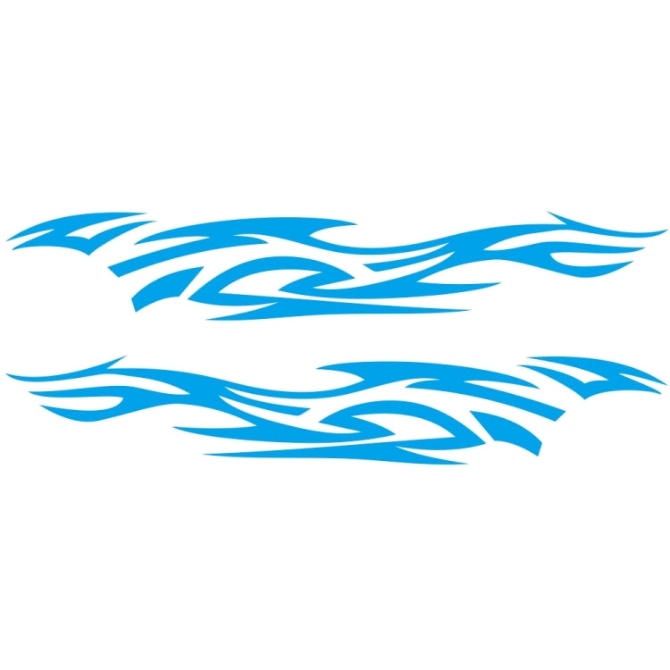 2 PCS/Set D-521 Fire Totem Pattern Car Modified Decorative Sticker(Blue) - Decorative Sticker by PMC TechLife | Online Shopping South Africa | PMC TechLife | Buy Now Pay Later Mobicred