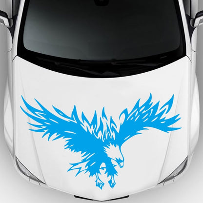 D-733 Eagle Pattern Car Modified Hood Decorative Sticker(Blue) - Decorative Sticker by PMC Jewellery | Online Shopping South Africa | PMC Jewellery | Buy Now Pay Later Mobicred