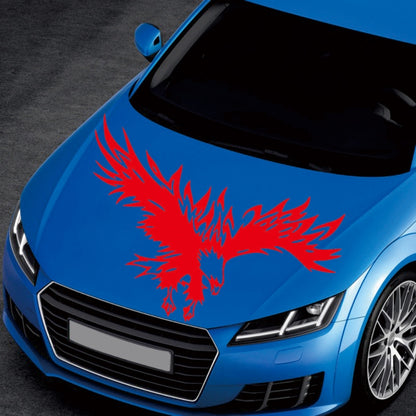 D-733 Eagle Pattern Car Modified Hood Decorative Sticker(Red) - Decorative Sticker by PMC Jewellery | Online Shopping South Africa | PMC Jewellery | Buy Now Pay Later Mobicred