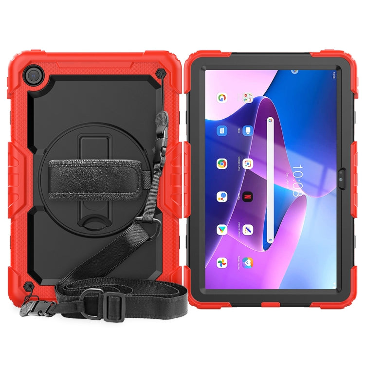 For Lenovo Tab M10 Plus 10.6 3rd Gen 2022 Silicone + PC Tablet Case(Red) - Lenovo by PMC TechLife | Online Shopping South Africa | PMC TechLife | Buy Now Pay Later Mobicred