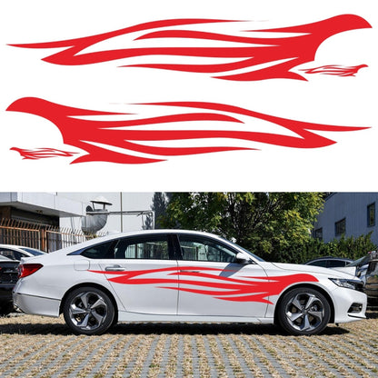 2 PCS/Set D-926 Fire Totem Pattern Car Modified Decorative Sticker(Red) - Decorative Sticker by PMC Jewellery | Online Shopping South Africa | PMC Jewellery | Buy Now Pay Later Mobicred