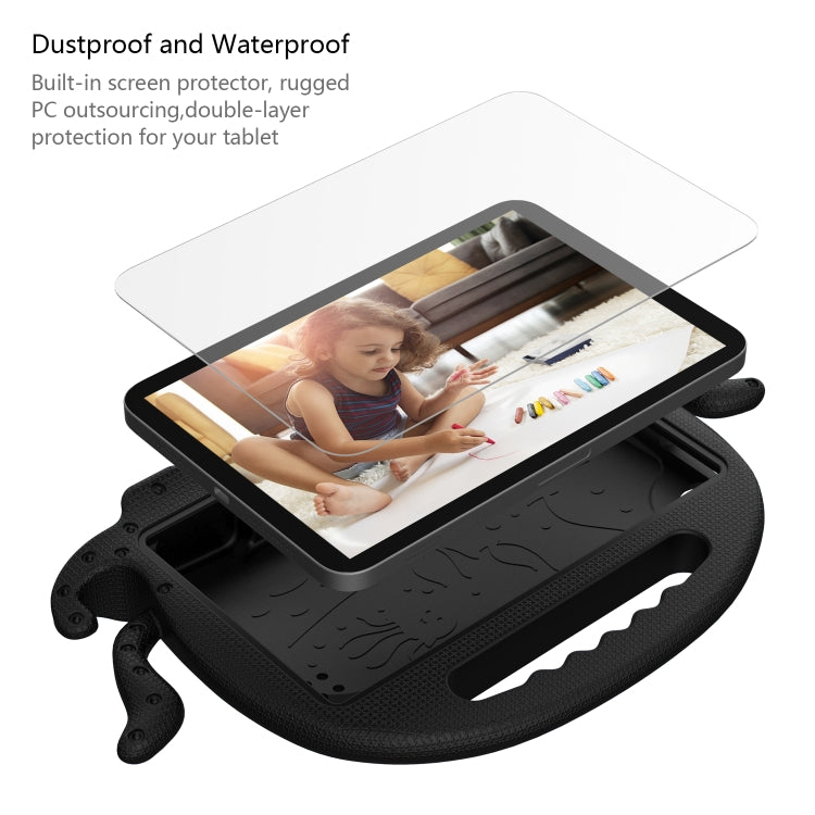 For Amazon Kindle Fire HD 7 2019 / 2017 / 2015 Octopus EVA Shockproof Tablet Case with Screen Film & Shoulder Strap(Black) - Amazon by PMC TechLife | Online Shopping South Africa | PMC TechLife | Buy Now Pay Later Mobicred