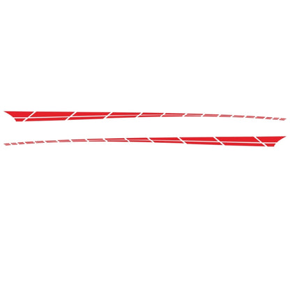 2 PCS/Set D-961 Checkered Flag Pattern Car Modified Decorative Sticker(Red) - Decorative Sticker by PMC Jewellery | Online Shopping South Africa | PMC Jewellery | Buy Now Pay Later Mobicred