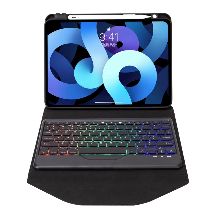 Z102BS Pen Slot Backlight Bluetooth Keyboard Leather Tablet Case For iPad 10.2 2021/2020/2019(Black) - Universal by PMC TechLife | Online Shopping South Africa | PMC TechLife