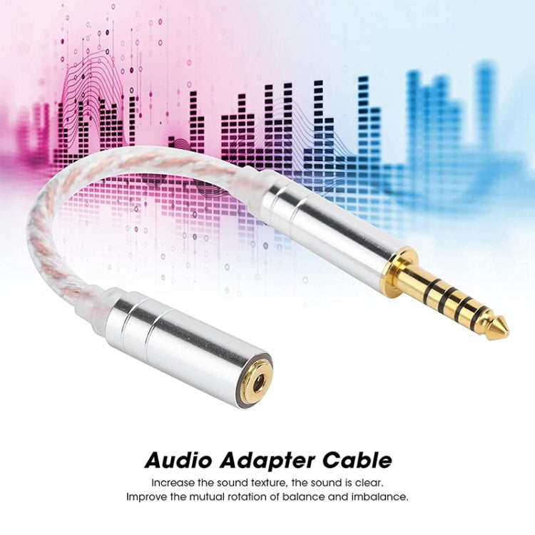 ZS0156 Balanced Inter-conversion Audio Cable(2.5 Balanced Male to 3.5 Balanced Female) - Headset Accessories by PMC Jewellery | Online Shopping South Africa | PMC Jewellery | Buy Now Pay Later Mobicred