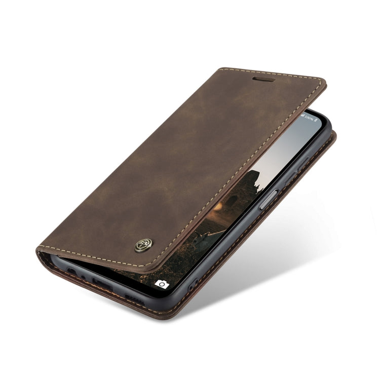 For Samsung Galaxy M33 5G CaseMe 013 Multifunctional Horizontal Flip Leather Phone Case(Coffee) - Galaxy Phone Cases by CaseMe | Online Shopping South Africa | PMC Jewellery | Buy Now Pay Later Mobicred