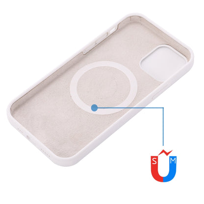 For iPhone 14 Shockproof Silicone Magsafe Case (White) - iPhone 14 Cases by PMC Jewellery | Online Shopping South Africa | PMC Jewellery