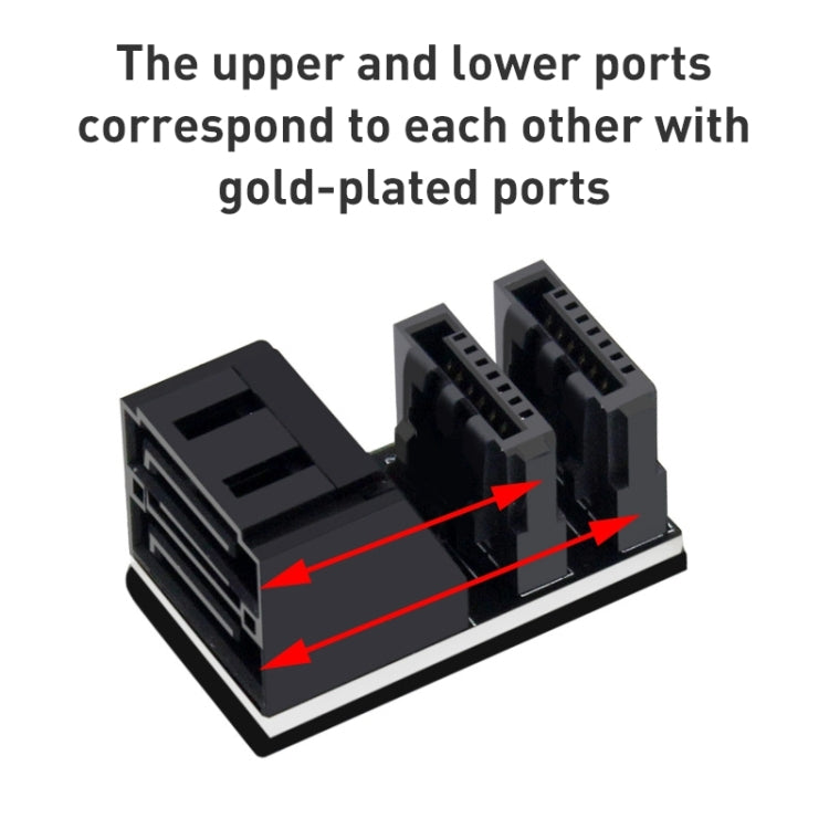 5 PCS Motherboard SATA 7Pin Dual Interface, Model:PH572 90 Degree - Others by PMC Jewellery | Online Shopping South Africa | PMC Jewellery | Buy Now Pay Later Mobicred