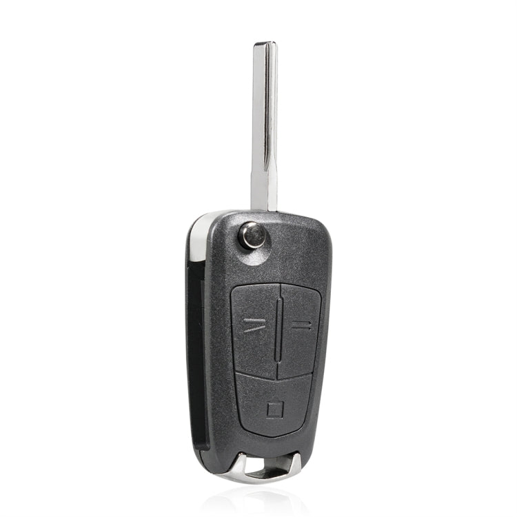 For Opel Car Foldable Blade Key Case with Screw Hole, Style:3-button HU43 Milling Embryo - Remote Car Key by PMC TechLife | Online Shopping South Africa | PMC TechLife | Buy Now Pay Later Mobicred