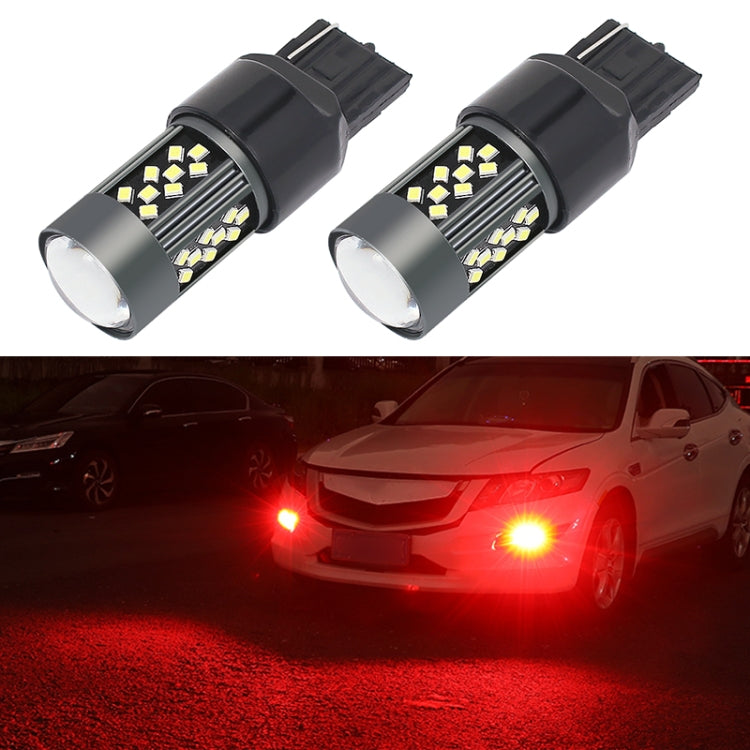 1 Pair 7443 12V 7W Strobe Car LED Fog Light(Red Light) - Fog / Driving Lights by PMC TechLife | Online Shopping South Africa | PMC TechLife | Buy Now Pay Later Mobicred