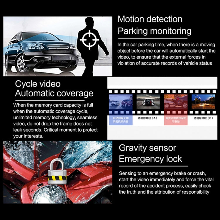 4K Dual Camera HD Night Vision WiFi Car Dash Cam Driving Recorder - Car DVRs by PMC TechLife | Online Shopping South Africa | PMC TechLife | Buy Now Pay Later Mobicred