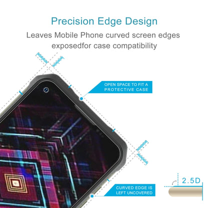 10 PCS 0.26mm 9H 2.5D Tempered Glass Film For Doogee V11 - For Doogee by PMC Jewellery | Online Shopping South Africa | PMC Jewellery | Buy Now Pay Later Mobicred