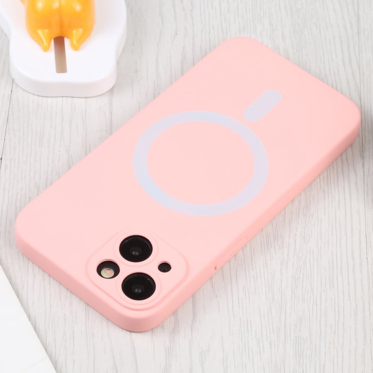 For iPhone 14 Liquid Silicone Magsafe Phone Case (Pink) - iPhone 14 Cases by PMC Jewellery | Online Shopping South Africa | PMC Jewellery