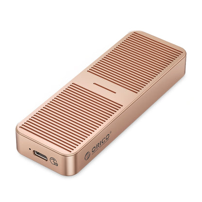 ORICO M223C3-G4-RG USB3.2 20Gbps M.2 NVMe SSD Enclosure(Gold) - HDD Enclosure by ORICO | Online Shopping South Africa | PMC Jewellery | Buy Now Pay Later Mobicred