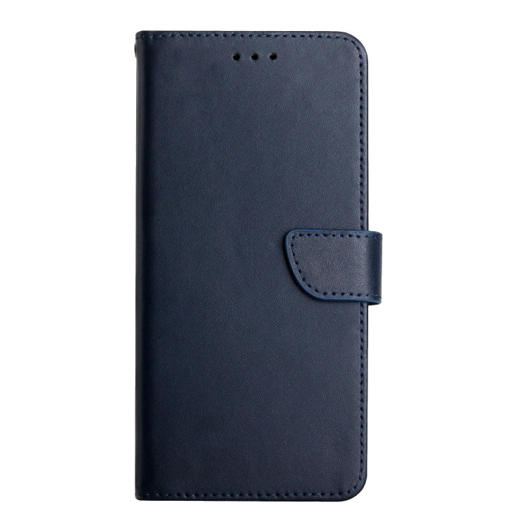 For Infinix Smart 6 Genuine Leather Fingerprint-proof Horizontal Flip Phone Case(Blue) - Infinix Cases by PMC TechLife | Online Shopping South Africa | PMC TechLife | Buy Now Pay Later Mobicred