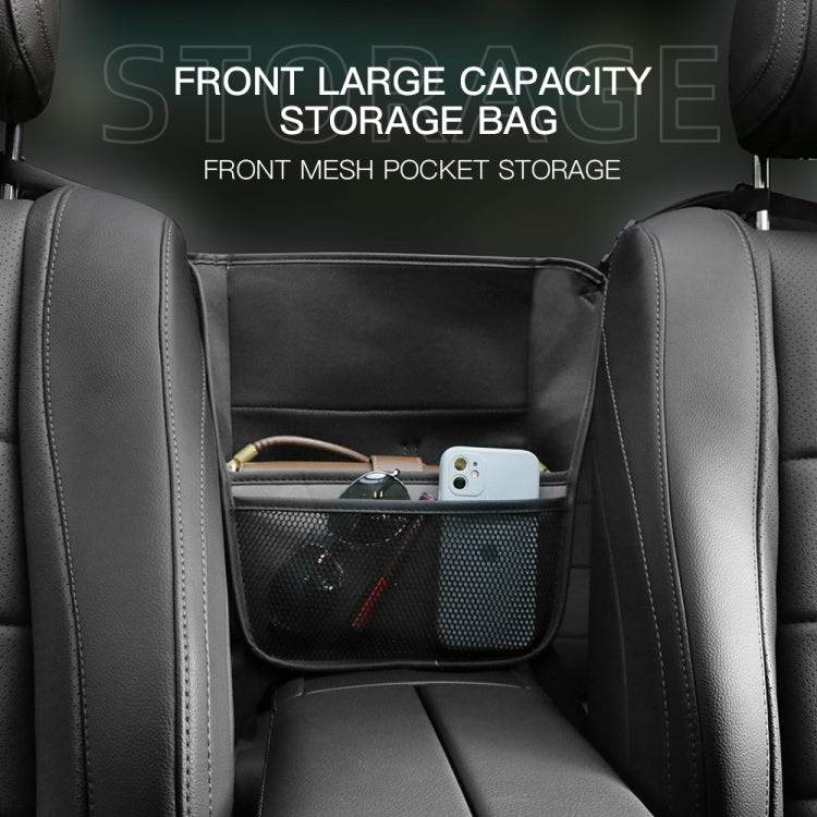 Car Center Console Hanging Bag Sheepskin Leather Storage Bag(Grey) - free shipping - PMC TechLife - Order now!