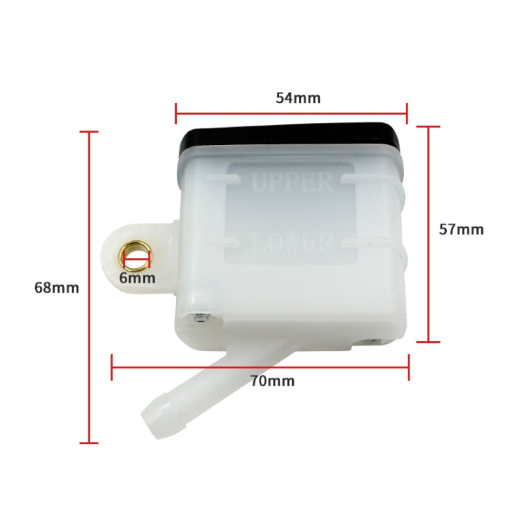 3 PCS Motorcycle Rear Brake Pump Upper Pump Split Large Oiler, Style:Square - Motorbike Brakes by PMC TechLife | Online Shopping South Africa | PMC TechLife | Buy Now Pay Later Mobicred