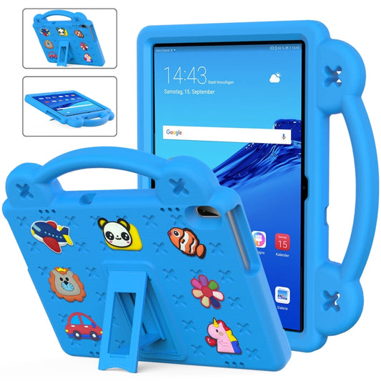 For Huawei MediaPad T5 10.1 Handle Kickstand Children EVA Shockproof Tablet Case(Sky Blue) - Huawei by PMC Jewellery | Online Shopping South Africa | PMC Jewellery | Buy Now Pay Later Mobicred