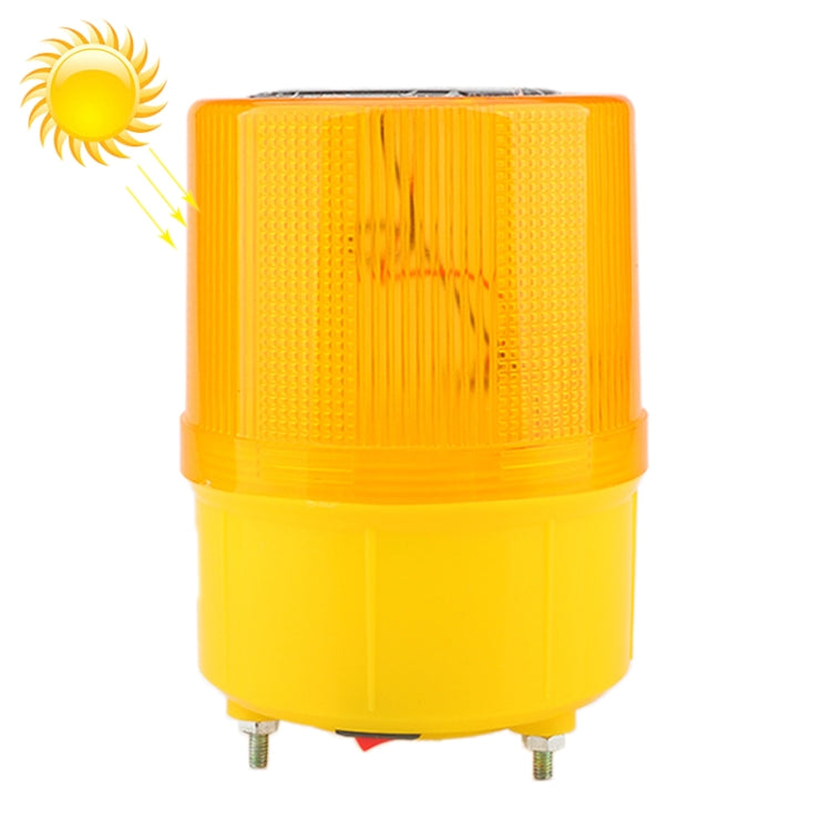 Night Solar Safety Warning Flash Light, Specification:01 Screw Fixed(Yellow) - Warning Lights by PMC Jewellery | Online Shopping South Africa | PMC Jewellery | Buy Now Pay Later Mobicred